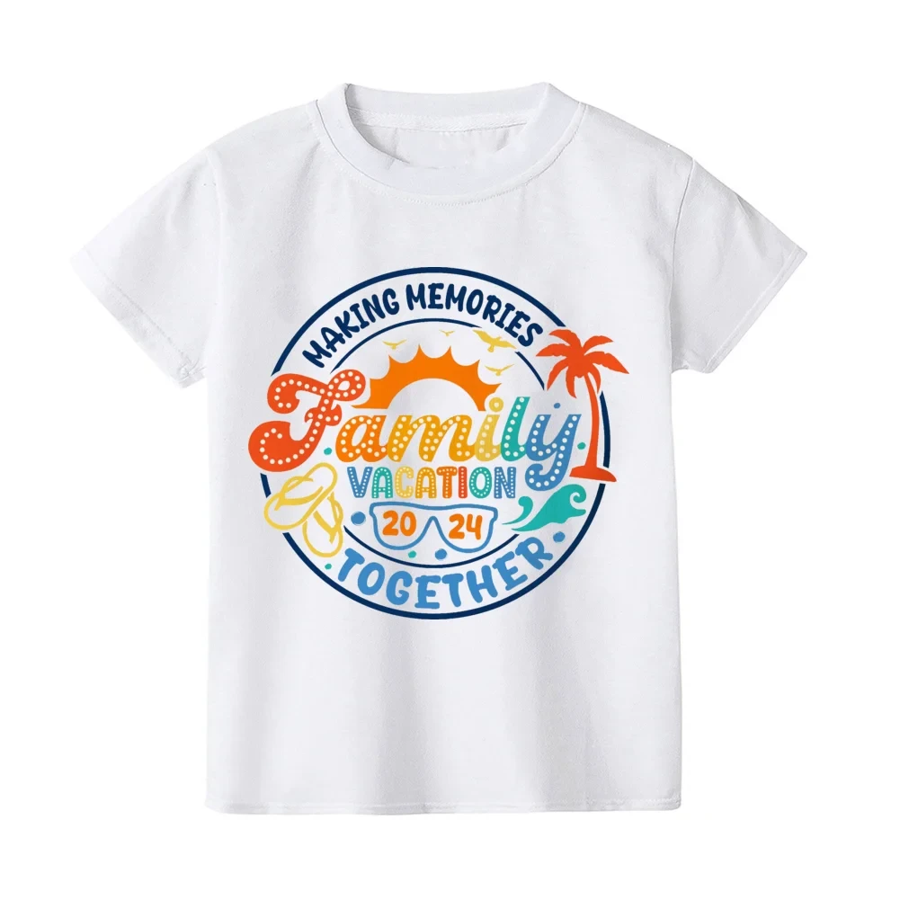 Family Vacation 2024 Making Memories Together Matching Shirts Family Vacation Shirt Daddy Mommy Baby and Kid Beach Trip Tee